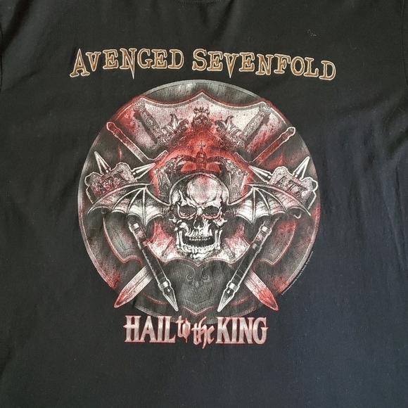 Avenged Sevenfold Hail To The King Unises T-Shirt Size XXL - Picture 3 of 6